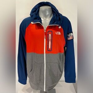 The North Face Mens XXL Hoodie Track Jacket Sweatshirt.  2014 Olympics.